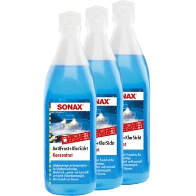 SONAX 03321000 Lot de 3 flacons de concentré antigel et anti-gel Parfum citron 250 ml SONAX 03321000 Lot de 3 flacons de concentré antigel et anti-gel Parfum citron 250 ml