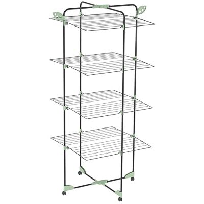 Colombo Alpina 40 Étendoir vertical pliable peu encombrant en acier inoxydable avec roues anti-rayures et porte-cintres 40 m Fabriqué en Italie Colombo Alpina 40 Étendoir vertical pliable peu encombrant en acier inoxydable avec roues anti-rayures et porte-cintres 40 m Fabriqué en Italie