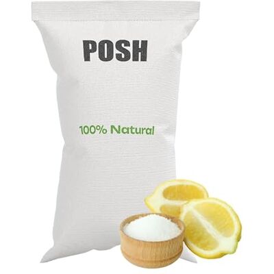 POSH Poudre d'acide citrique 25 kg E330 Qualité alimentaire En sac, E330, qualité alimentaire POSH Poudre d'acide citrique 25 kg E330 Qualité alimentaire En sac, E330, qualité alimentaire