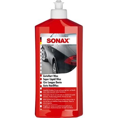 SONAX Cire longue durée (500 ml) à base de cire de Carnauba pour soin et protection durable des laques Réf: 03012000-810 SONAX Cire longue durée (500 ml) à base de cire de Carnauba pour soin et protection durable des laques Réf: 03012000-810