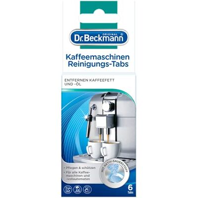 Dr. Beckmann Onglets de nettoyage pour machine à café Dr. Beckmann Onglets de nettoyage pour machine à café
