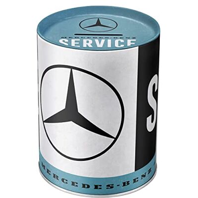 ART Tirelire rétro 1 L Mercedes-Benz Service Idée cadeau pour les fans de Mercedes-Benz Accessoires Tirelire en métal Vintage ART Tirelire rétro 1 L Mercedes-Benz Service Idée cadeau pour les fans de Mercedes-Benz Accessoires Tirelire en métal Vintage
