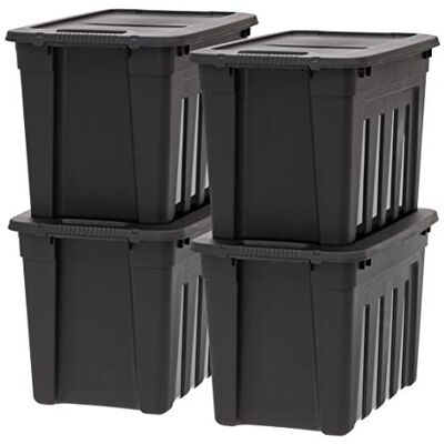 Iris Ohyama IRIS USA, Inc. UT-20 Sac fourre-tout utilitaire de 76 litres, noir Iris Ohyama IRIS USA, Inc. UT-20 Sac fourre-tout utilitaire de 76 litres, noir