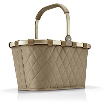 reisenthel Carrybag Panier de courses robuste avec beaucoup d'espace de rangement et poche intérieure pratique, design élégant et imperméable, Vert olive (Rhombus Olive), Talla única, Sport reisenthel Carrybag Panier de courses robuste avec beaucoup d'espace de rangement et poche intérieure pratique, design élégant et imperméable, Vert olive (Rhombus Olive), Talla única, Sport
