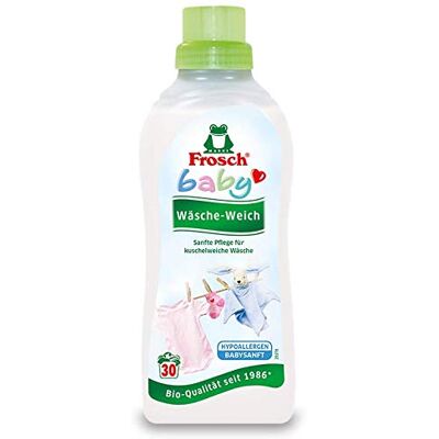FROSCH Lot de 3 adoucissants pour bébé (3 x 750 ml) pour 90 charges de linge FROSCH Lot de 3 adoucissants pour bébé (3 x 750 ml) pour 90 charges de linge