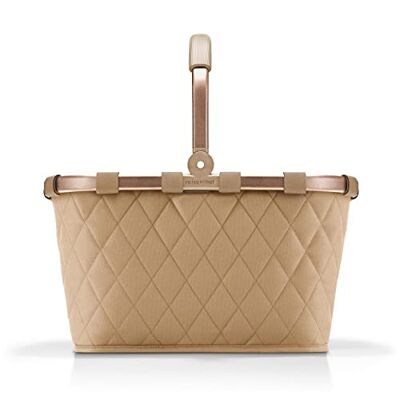 reisenthel Carrybag Frame rhombus ginger – Panier solide avec beaucoup d'espace de rangement et poche intérieure pratique – Design élégant et imperméable, Cadre Rhombus Ginger, Taille unique, reisenthel Carrybag Frame rhombus ginger – Panier solide avec beaucoup d'espace de rangement et poche intérieure pratique – Design élégant et imperméable, Cadre Rhombus Ginger, Taille unique,