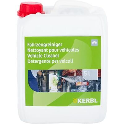 Kerbl Nettoyant pour véhicule, nettoyant moussant, 5 000 ml, doux pour les surfaces peintes et métalliques Kerbl Nettoyant pour véhicule, nettoyant moussant, 5 000 ml, doux pour les surfaces peintes et métalliques