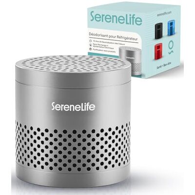 SereneLife Désodorisant et éliminateur d'odeurs pour réfrigérateur, multi-usage en aluminium pour congélateur, placard, voiture, chaussures et espaces clos, compact, réutilisable et dure jusqu'à 10 SereneLife Désodorisant et éliminateur d'odeurs pour réfrigérateur, multi-usage en aluminium pour congélateur, placard, voiture, chaussures et espaces clos, compact, réutilisable et dure jusqu'à 10