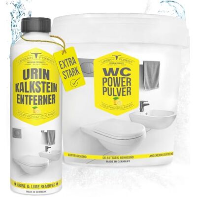 URBAN FOREST Kit économique nettoyant mousse WC + décapant urinaire extra fort URBAN FOREST Kit économique nettoyant mousse WC + décapant urinaire extra fort
