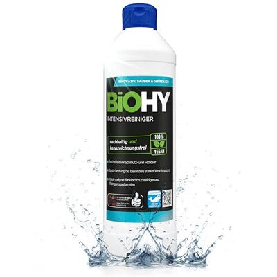 BIOHY Intensieve reiniger (500ml Fles) Hoogwaardige INDUSTRIAL CLEANER Basisreiniger ideaal voor hogedrukreinigers, laagschuimend (Intensivreiniger) BIOHY Intensieve reiniger (500ml Fles) Hoogwaardige INDUSTRIAL CLEANER Basisreiniger ideaal voor hogedrukreinigers, laagschuimend (Intensivreiniger)