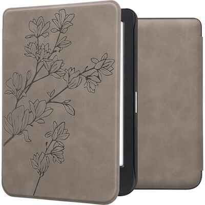 kwmobile Étui compatible avec Kobo Clara BW/Colour coque Étui à rabat magnétique tabletteeReader similicuir gris kwmobile Étui compatible avec Kobo Clara BW/Colour coque Étui à rabat magnétique tabletteeReader similicuir gris