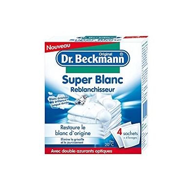 Dr. Beckmann DR BECKMANN Eau de Javel super blanche 4 x 40 g Dr. Beckmann DR BECKMANN Eau de Javel super blanche 4 x 40 g