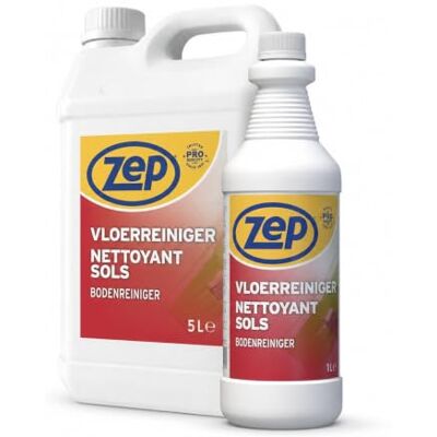 Zep Nettoyant Sols 1 L – Concentré jusqu'à 120 L de Solution – Restaure et Préserve la Brillance – Pour Vinyle, Marbre, Granit et Pierre Naturelle – Machine et Serpillière Zep Nettoyant Sols 1 L – Concentré jusqu'à 120 L de Solution – Restaure et Préserve la Brillance – Pour Vinyle, Marbre, Granit et Pierre Naturelle – Machine et Serpillière