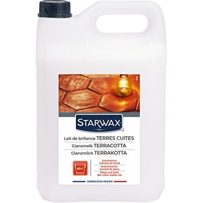 STARWAX Lait de brillance tomettes 5L Nettoie et ravive la brillance en un geste, sans rinçage, non glissant, jusqu'à 750m² par litre STARWAX Lait de brillance tomettes 5L Nettoie et ravive la brillance en un geste, sans rinçage, non glissant, jusqu'à 750m² par litre