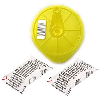 Pure Aqualogis T-Disc Disque 621101 de Nettoyage + 2 Comprimés Anti-Calcaire pour Tassimo 17001490 Bosch T20 T40 T65 T85 Pure Aqualogis T-Disc Disque 621101 de Nettoyage + 2 Comprimés Anti-Calcaire pour Tassimo 17001490 Bosch T20 T40 T65 T85