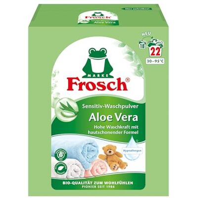 FROSCH Lessive en poudre Aloe Vera Sensitive 1,45 kg FROSCH Lessive en poudre Aloe Vera Sensitive 1,45 kg