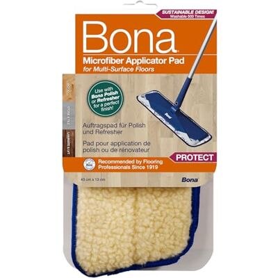 Bona Pad d'application Pour L'application de Polish Pour Parquets Tampon applicateur pour parquet, stratifié, vinyle, sols en bois, tampon d'entretien de rechange, tampon de nettoyage Bona Pad d'application Pour L'application de Polish Pour Parquets Tampon applicateur pour parquet, stratifié, vinyle, sols en bois, tampon d'entretien de rechange, tampon de nettoyage