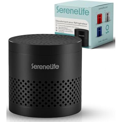 SereneLife Désodorisant et éliminateur d'odeurs pour réfrigérateur, multi-usage en aluminium pour congélateur, placard, voiture, chaussures et espaces clos, compact, réutilisable et dure jusqu'à 10 SereneLife Désodorisant et éliminateur d'odeurs pour réfrigérateur, multi-usage en aluminium pour congélateur, placard, voiture, chaussures et espaces clos, compact, réutilisable et dure jusqu'à 10