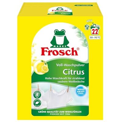 FROSCH Citrus Lessive en poudre 1,45 kg FROSCH Citrus Lessive en poudre 1,45 kg