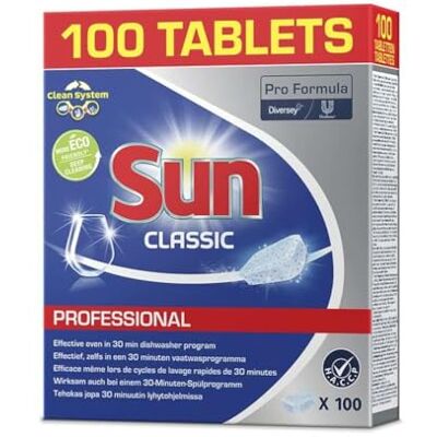 Sun Citrus Classic CO:NL Lot de 100 tablettes pour lave-vaisselle Sun Citrus Classic CO:NL Lot de 100 tablettes pour lave-vaisselle
