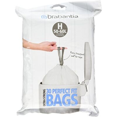 Brabantia Sac poubelle H 50-60 L 30 sacs Brabantia Sac poubelle H 50-60 L 30 sacs