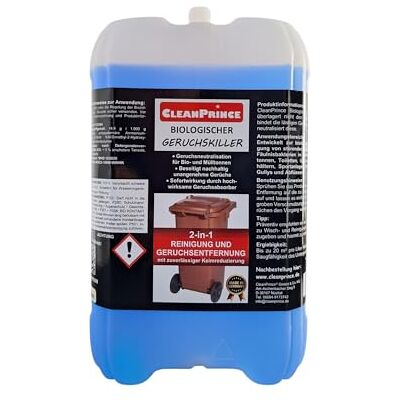 CleanPrince Körbe Kübel Nettoyant anti-odeurs 5000 ml pour éliminer les odeurs 5 l CleanPrince Körbe Kübel Nettoyant anti-odeurs 5000 ml pour éliminer les odeurs 5 l
