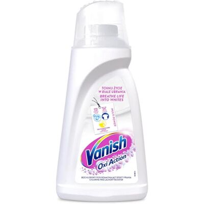 Vanish Oxi Action White Odplamiacz w żelu do białych tkanin 1 l Vanish Oxi Action White Odplamiacz w żelu do białych tkanin 1 l