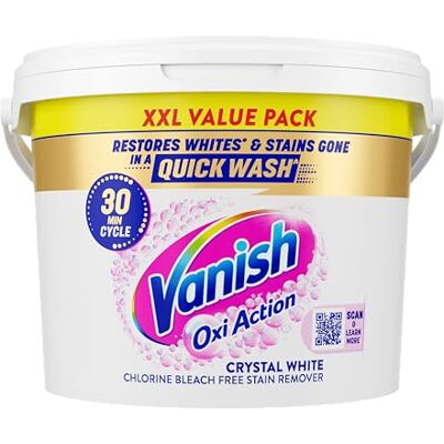 Vanish Or Tissu Détachant Poudre pour les blancs, 2.4 kg Vanish Or Tissu Détachant Poudre pour les blancs, 2.4 kg