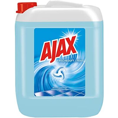 AJAX Nettoyant multi-usage parfum frais, 1 x 10 l – Nettoyant ménager pour la propreté et la fraîcheur, idéal pour le bureau, l'opération, la pratique ou la maison, dans un bidon pratique AJAX Nettoyant multi-usage parfum frais, 1 x 10 l – Nettoyant ménager pour la propreté et la fraîcheur, idéal pour le bureau, l'opération, la pratique ou la maison, dans un bidon pratique