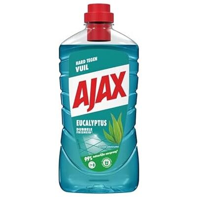 AJAX Lot de 8 nettoyants universels « Eucalyptus » (8 x 1 litre) AJAX Lot de 8 nettoyants universels « Eucalyptus » (8 x 1 litre)