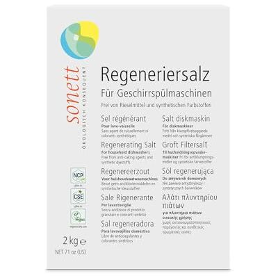 Sonett Sel Régénérant sans Agent Géant, Colorants Synthétiques/Autres Additifs, 2 kg Sonett Sel Régénérant sans Agent Géant, Colorants Synthétiques/Autres Additifs, 2 kg
