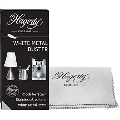 Duster en Métal Blanc Hagerty - Outil de Nettoyage en Acier/Chrome Duster en Métal Blanc Hagerty - Outil de Nettoyage en Acier/Chrome