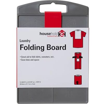 Household Essentials 195 Shirt Folding Board for Laundry Folds T-Shirts, Polos and Dress Shirts Household Essentials 195 Shirt Folding Board for Laundry Folds T-Shirts, Polos and Dress Shirts