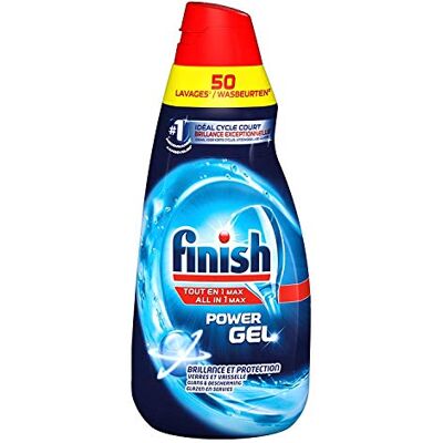 Finish Gel Produit Lave-Vaisselle All in One Max Gel Détergent 1L Finish Gel Produit Lave-Vaisselle All in One Max Gel Détergent 1L