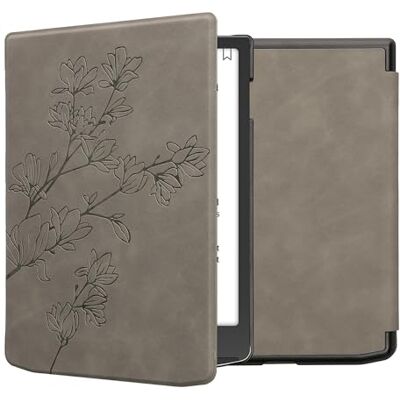 kwmobile Étui compatible avec Pocketbook InkPad 4 / Color 3 / Color 2 coque Étui à rabat magnétique tabletteeReader similicuir gris kwmobile Étui compatible avec Pocketbook InkPad 4 / Color 3 / Color 2 coque Étui à rabat magnétique tabletteeReader similicuir gris