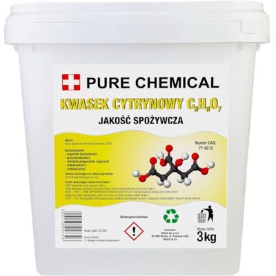 CHOSA Acide Citrique Poudre Détartrante 100% Pure E330 3kg Seau Acide Citrique pour Détartrage Poudre 100% Pur E330 3kg Seau, Alternative naturelle aux produits chimiques CHOSA Acide Citrique Poudre Détartrante 100% Pure E330 3kg Seau Acide Citrique pour Détartrage Poudre 100% Pur E330 3kg Seau, Alternative naturelle aux produits chimiques