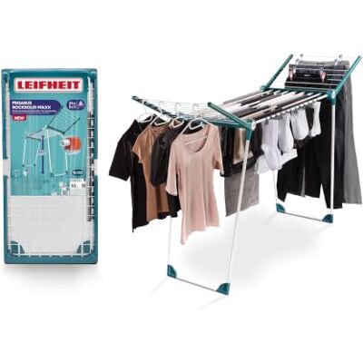 Leifheit Séchoir à linge Pegasus RockSolid Maxx, étendoir à linge robuste Leifheit Séchoir à linge Pegasus RockSolid Maxx, étendoir à linge robuste