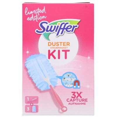 Swiffer Lot de 3 aimants anti-poussière rose Édition limitée Swiffer Lot de 3 aimants anti-poussière rose Édition limitée