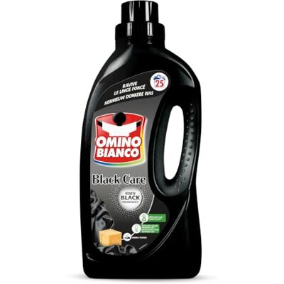 Omino Bianco Black Care Lessive Liquide Pour Linge Foncé Concentrée 150 Lavages 6 x 1,48 L Omino Bianco Black Care Lessive Liquide Pour Linge Foncé Concentrée 150 Lavages 6 x 1,48 L