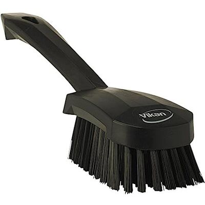 Vikan Hygiene 4192-9 Washing brush,short handle, black, stiff, 270mm /10 Vikan Hygiene 4192-9 Washing brush,short handle, black, stiff, 270mm /10