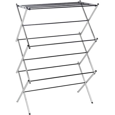 Étendoir à linge Amazon Basics - Support pliable en acier pour intérieur Étendoir à linge Amazon Basics - Support pliable en acier pour intérieur