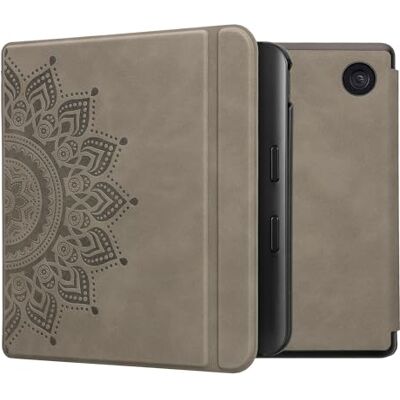 kwmobile Étui compatible avec Kobo Libra Colour coque Étui à rabat magnétique tabletteeReader similicuir gris kwmobile Étui compatible avec Kobo Libra Colour coque Étui à rabat magnétique tabletteeReader similicuir gris