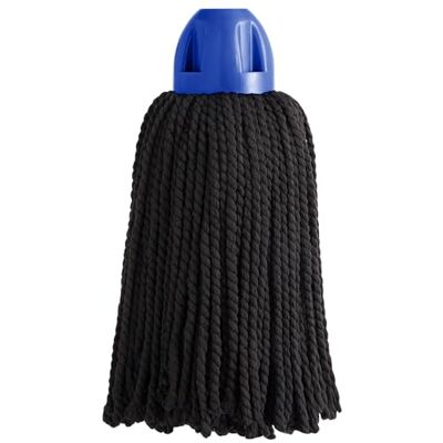 Maya Professional Tools 08110-AZ Tête de balai-serpillière en microfibre en microfibre, 160 g, noir Maya Professional Tools 08110-AZ Tête de balai-serpillière en microfibre en microfibre, 160 g, noir