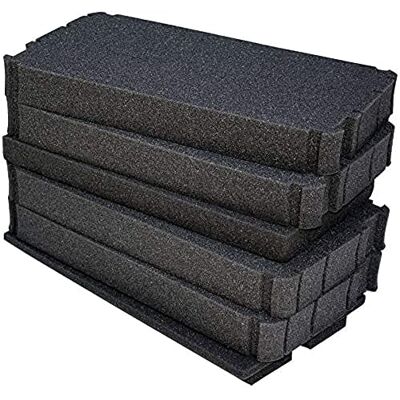PELI 1461 Set de Mousse de Rechange, Accessoire de la Valise Protector Originale, Compatible avec : 1460, Couleur : Noir PELI 1461 Set de Mousse de Rechange, Accessoire de la Valise Protector Originale, Compatible avec : 1460, Couleur : Noir