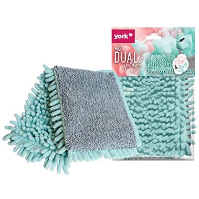 York Double tampon en microfibre Splash Deux types de microfibres différents York Double tampon en microfibre Splash Deux types de microfibres différents
