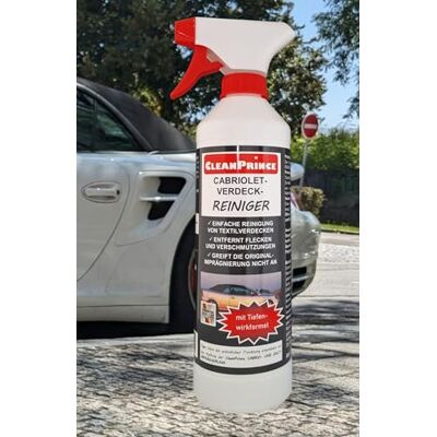 CleanPrince Nettoyeur de Capot 500 ML Cabriolet Capot Nettoyant Toit de Cabriolet Roadster Cabriolet Cabrioverdeckreiniger CleanPrince Nettoyeur de Capot 500 ML Cabriolet Capot Nettoyant Toit de Cabriolet Roadster Cabriolet Cabrioverdeckreiniger