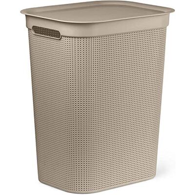 Rotho Brisen Collecteur de Lavage 50 l avec Couvercle et 2 Poignées, Plastique (PP) sans BPA, Cappuccino, 50 l (43,1 X 34,0 X 52,9 cm) Rotho Brisen Collecteur de Lavage 50 l avec Couvercle et 2 Poignées, Plastique (PP) sans BPA, Cappuccino, 50 l (43,1 X 34,0 X 52,9 cm)
