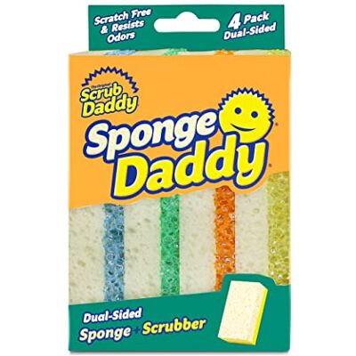 Scrub Daddy FORKODA 1, mousse, multicolore, 4 pièces (lot de 1) Scrub Daddy FORKODA 1, mousse, multicolore, 4 pièces (lot de 1)