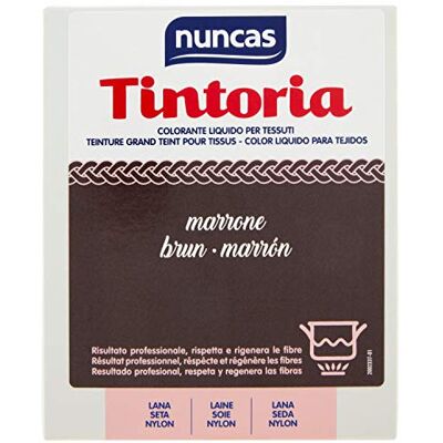nuncas Teinture laine, soie, nylon marron 260g nuncas Teinture laine, soie, nylon marron 260g