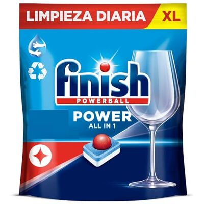 Finish Tablettes pour lave-vaisselle All in One Regular 65 doses, multicolore, taille unique Finish Tablettes pour lave-vaisselle All in One Regular 65 doses, multicolore, taille unique